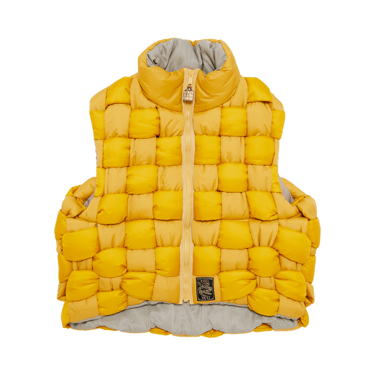 Kapital Ripstop Nylon Keel Weaving Vest "Yellow"