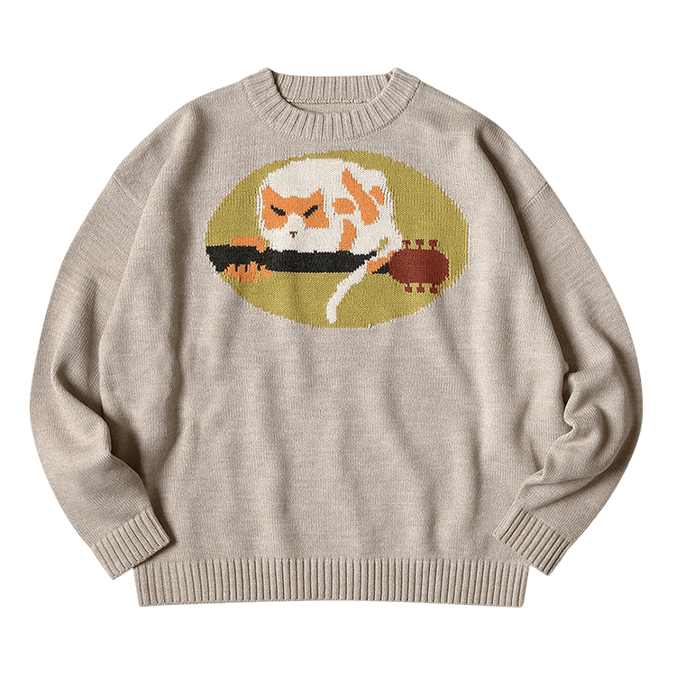 Kapital Crew Sweater "Beige"