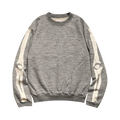 Kapital Grandrelle Fleece Knit Big Crew Sweatshirt "Charcoal"