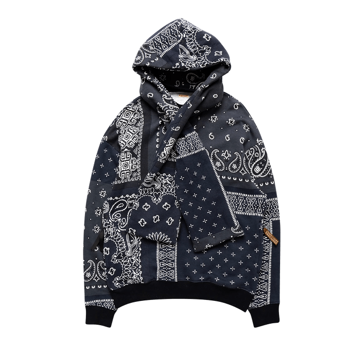 Kapital Bandana Kesa Hoodie "Black"