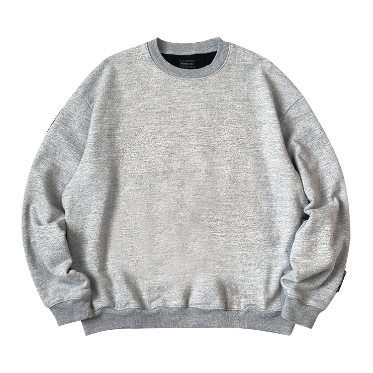 Kapital Quilted 2-Tone Big Sweatshirt "Grey"