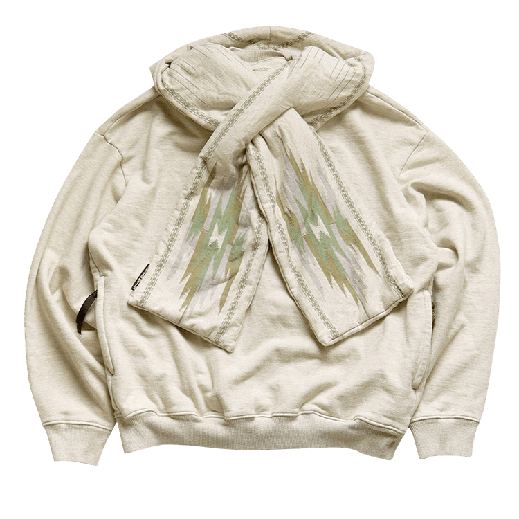 Kapital x Ortega Jersey Kesa Hoodie "Ecru"