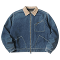 Kapital Denim Bone Lining Reversible Zip Up Work Jacket "Indigo"