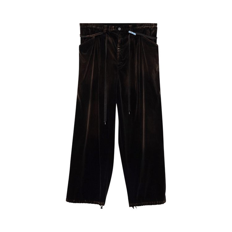 Maison Mihara Yasuhiro Velveteen Trousers "Black"