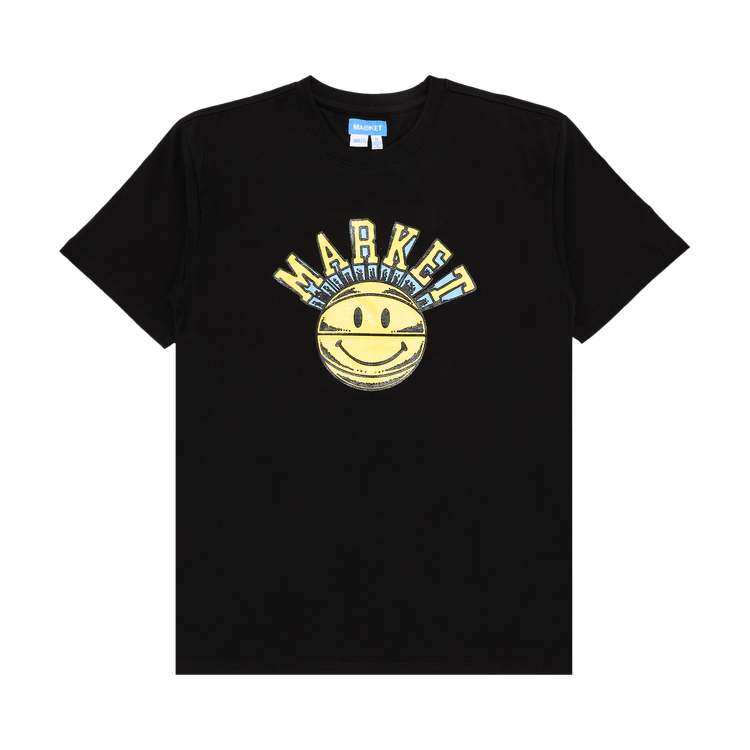 Market Smiley Hoops T-Shirt "Black"