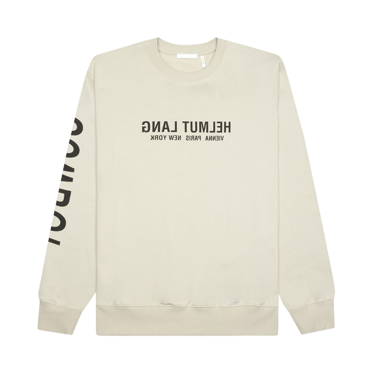 Helmut Lang Scribble Logo Crew "Parchment"