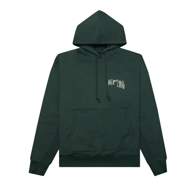 Helmut Lang Scribble Logo Hoodie "Evergreen"