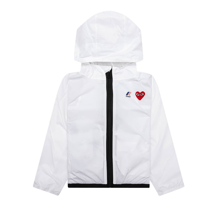 Comme des Garçons PLAY Kids x K-Way Full Zip Jacket "White"