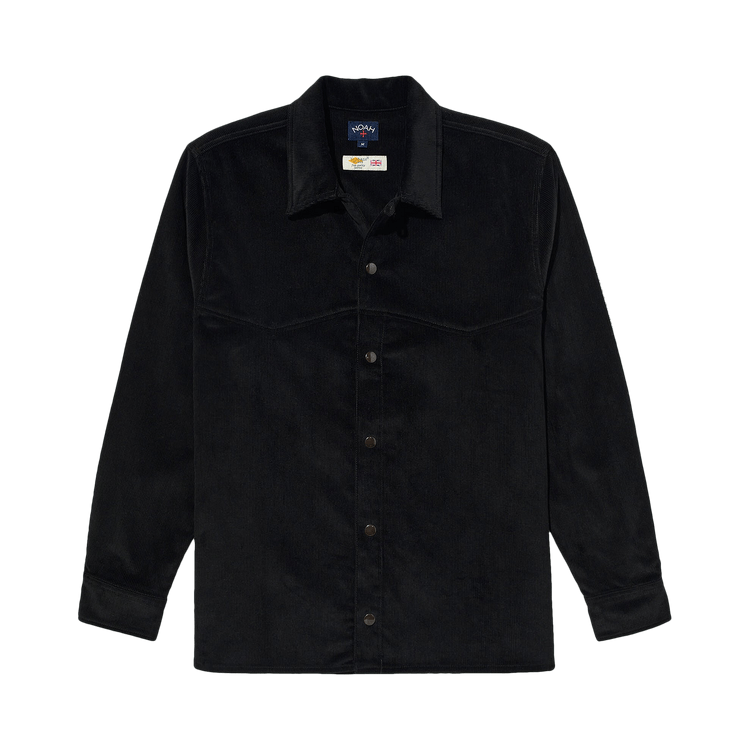Noah Western Corduroy Shirt "Black"