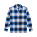 Noah Lightweight Shadow Plaid Flannel "Blue Plaid"