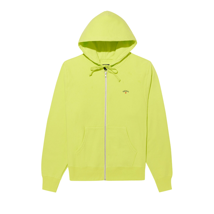 Noah Lightweight Zip Up Sweatshirt "Lime"