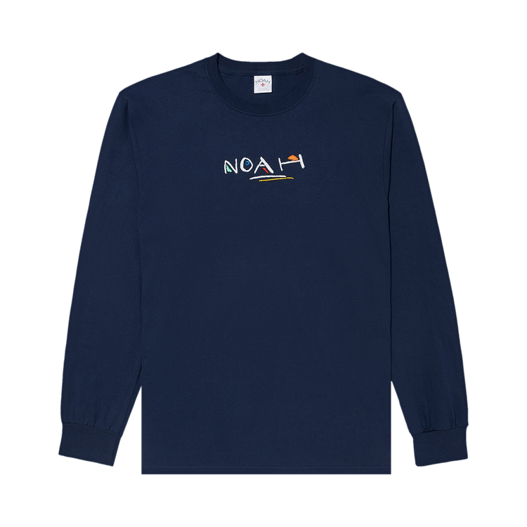 Noah Painter Long-Sleeve Tee "Navy"