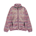 Kapital Ashland Bone Stripe Fleece Jacket "Pink"
