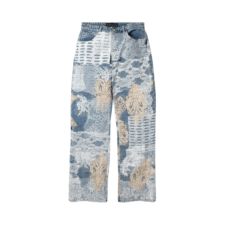Who Decides War Grid Lace Denim "Sky"