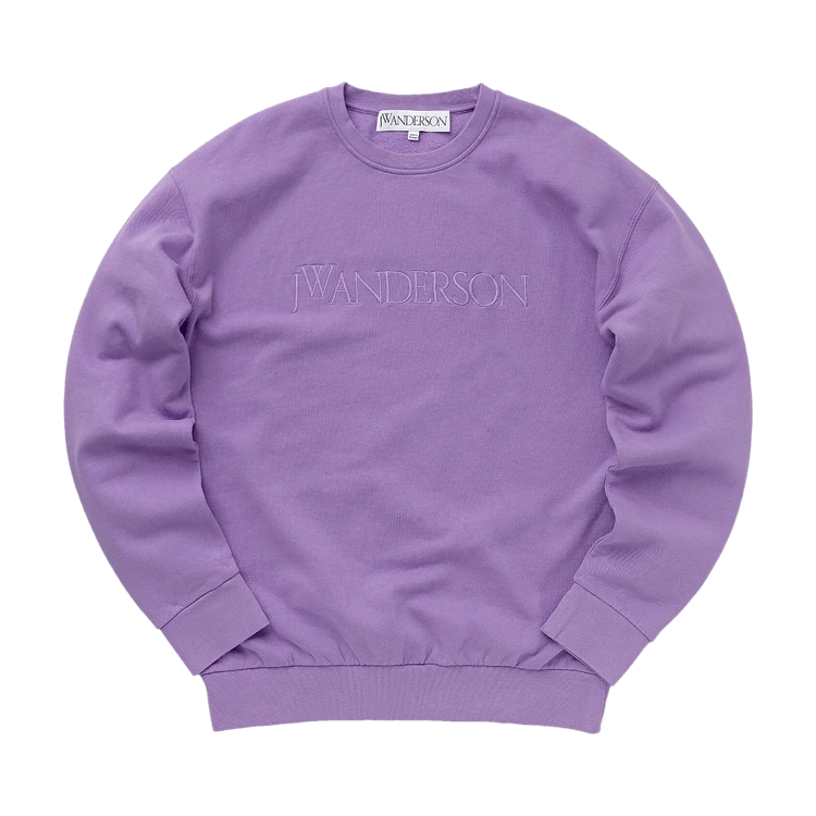 JW Anderson Logo Embroidered Sweatshirt "Purple"