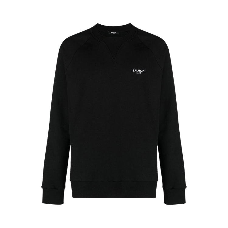 Balmain Flock Sweatshirt "Black"