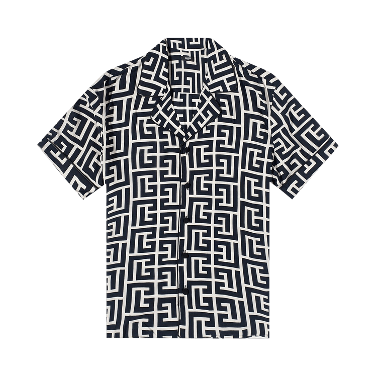 Balmain Monogram Printed Shirt "Black"