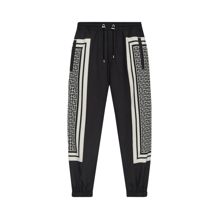 Balmain Monogram Scarf Track Pants "Black"