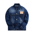 A-Cold-Wall* Logo Print Denim Jacket "Vintage Wash"