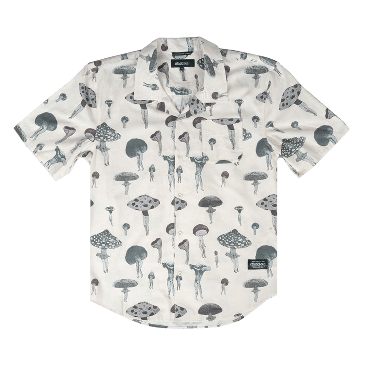Afield Out Day Dream Button Up Shirt "White"