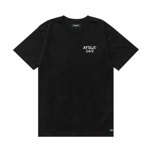 Afield Out Ripple Short-Sleeve Tee "Black"