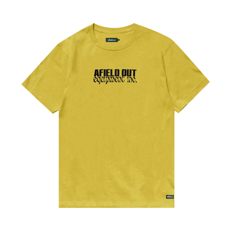 Afield Out Supply Short-Sleeve Tee "Yellow"
