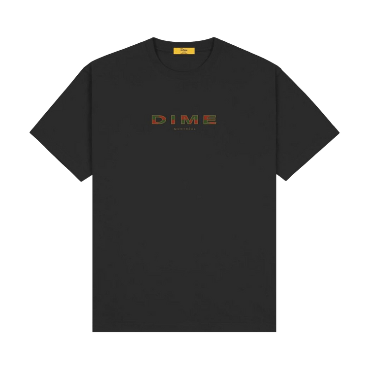 Dime Block Font Short-Sleeve Tee "Black"