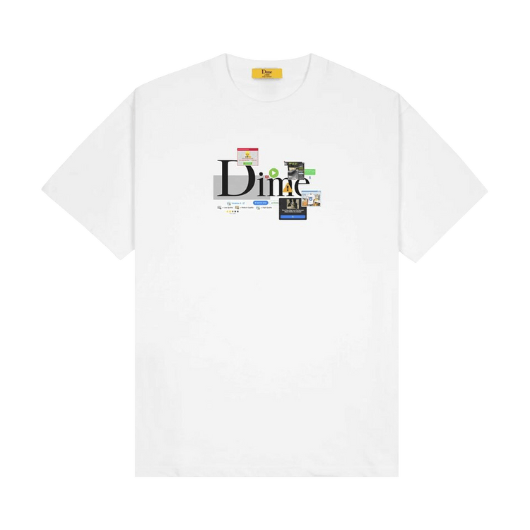 Dime Classic Adblock Short-Sleeve Tee "White"