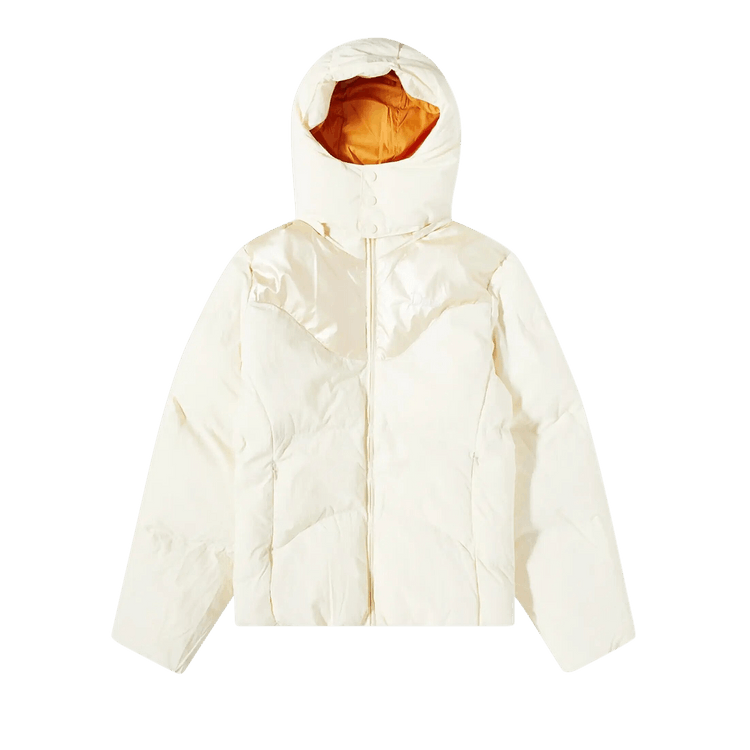 Dime Contrast Puffer Jacket "Off White"