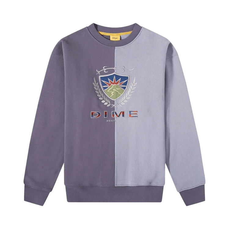 Dime Split Crest Crewneck "Timber"