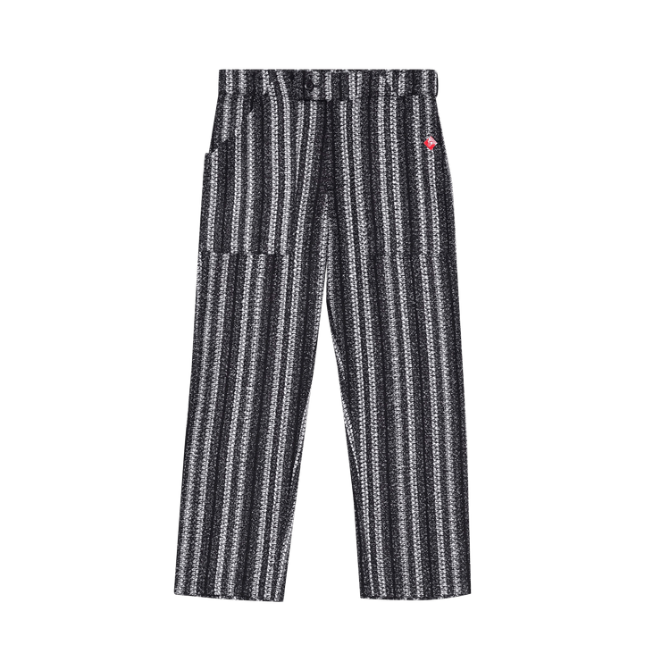 Jungles Boucle Minimal Workwear Pant "Black"