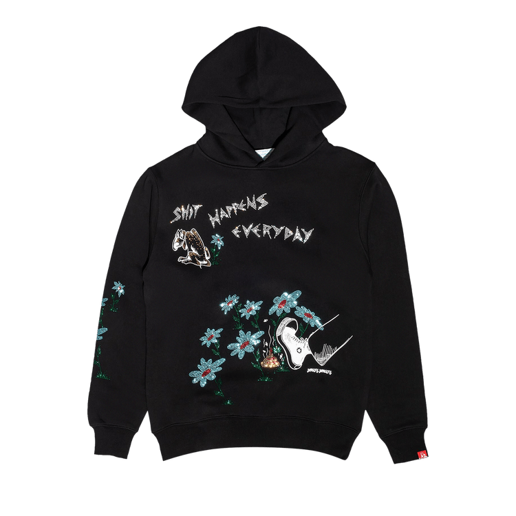 Jungles Shit Happens Hoodie "Black"