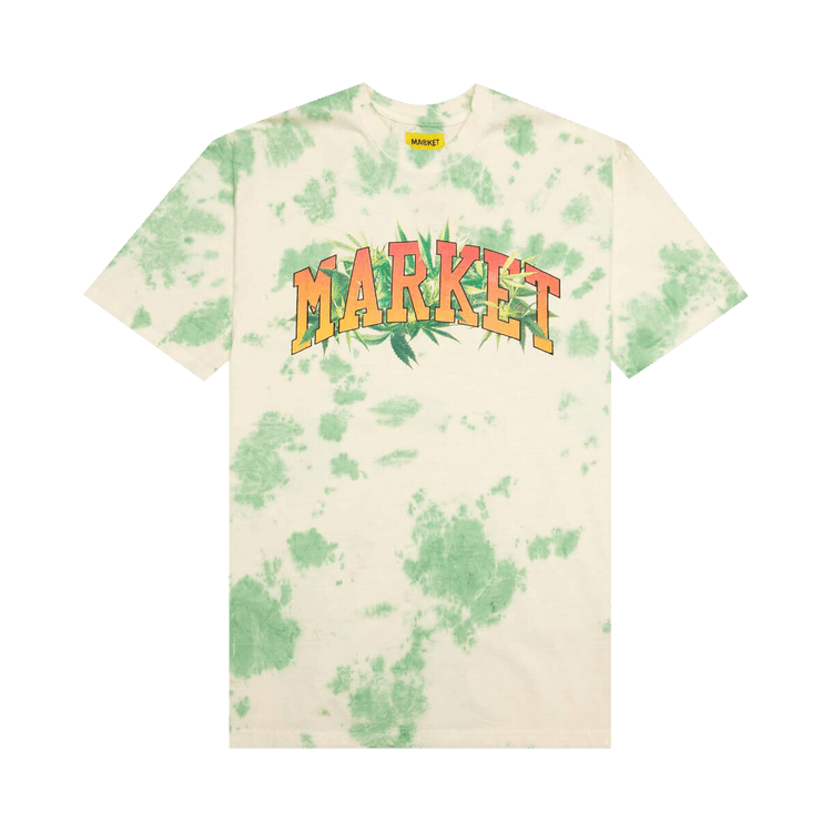 Market Arc Herbal Remedy Tie Dye Short-Sleeve Tee "Yellow"