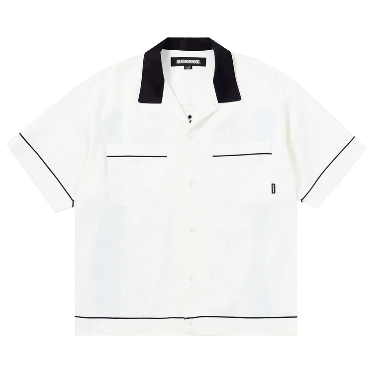 Neighborhood Bowling Shirt "White"