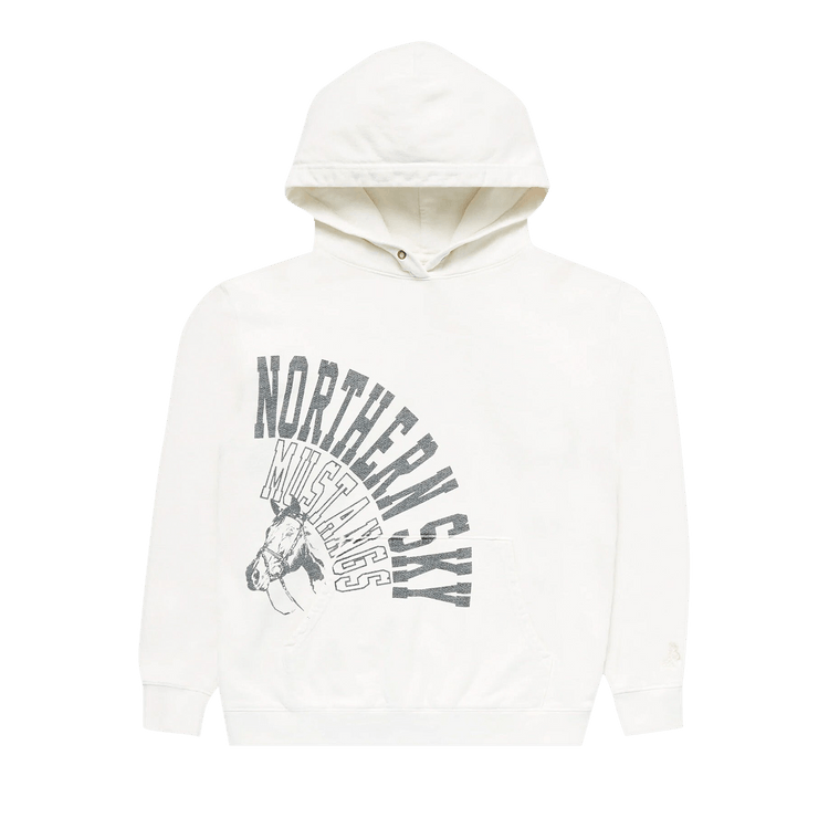 One Of These Days Mustang Hoodie "White"