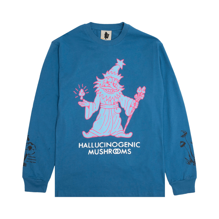 Real Bad Man Hallucinogenic Wiz Long-Sleeve Tee "Blue"