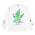 Real Bad Man Hallucinogenic Wiz Long-Sleeve Tee "White"