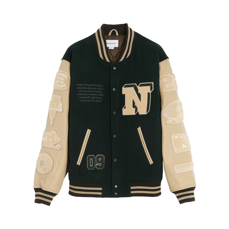 thisisneverthat Records Varsity Jacket "Green"