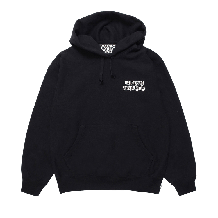 Wacko Maria Heavyweight Pullover Hooded Sweatshirt "Black"