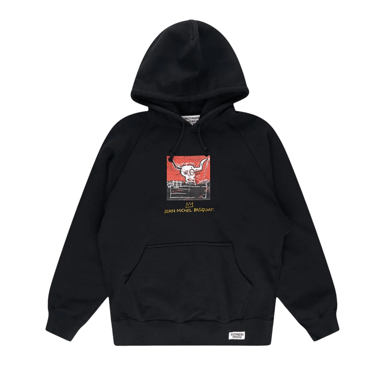 Wacko Maria Jean-Michel Basquiat Washed Heavyweight Pullover Hoodie "Black"