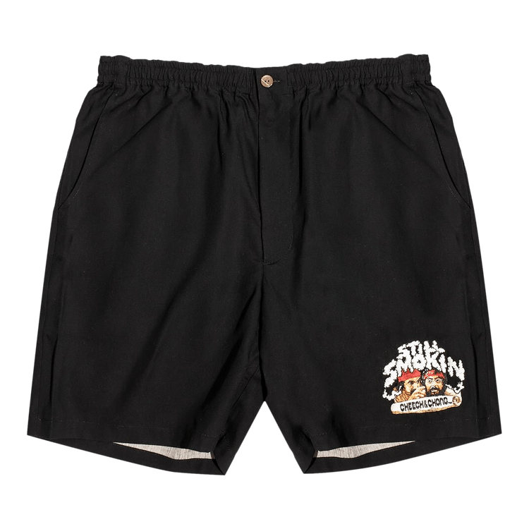 Wacko Maria Still Smokin Hawaiian Shorts "Black"