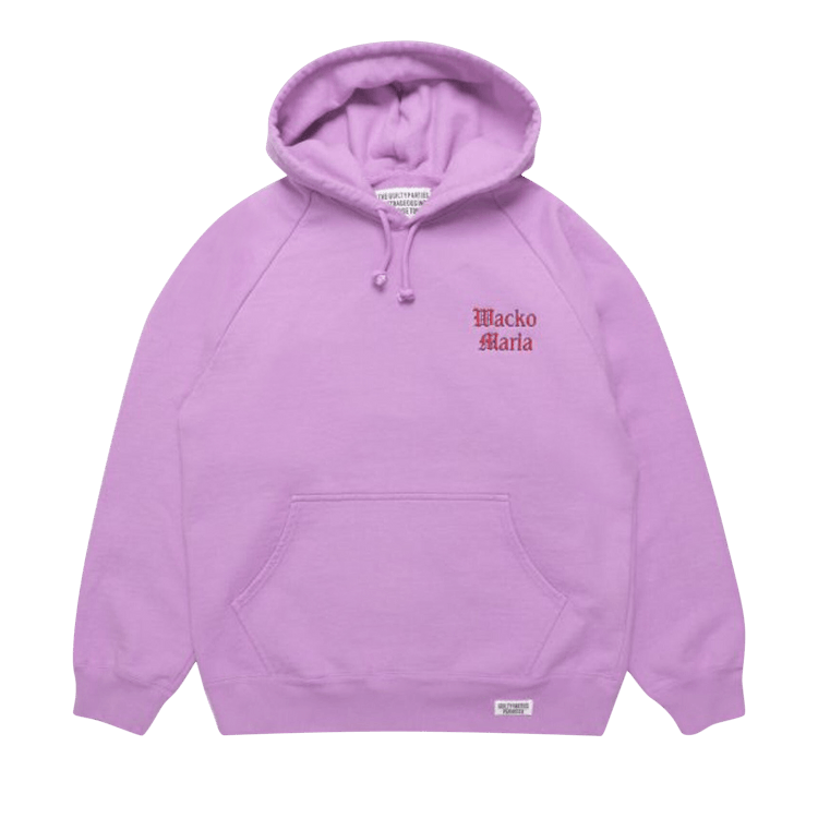 Wacko Maria Washed Heavyweight Pullover Hoodie (Type-1) "Purple"