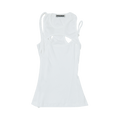 Ottolinger Layered Cut Out Tank Top "White"