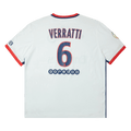 Paris Saint-Germain Verratti #6 Away Stadium Jersey "White"