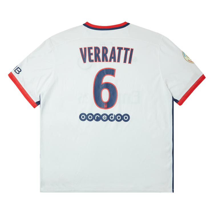 Paris Saint-Germain Verratti #6 Away Stadium Jersey "White"