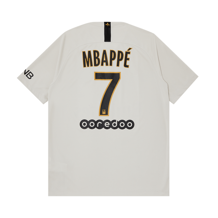 Pre-Owned Paris Saint-Germain Mbappé #7 Away Stadium Jersey "Grey/Yellow"