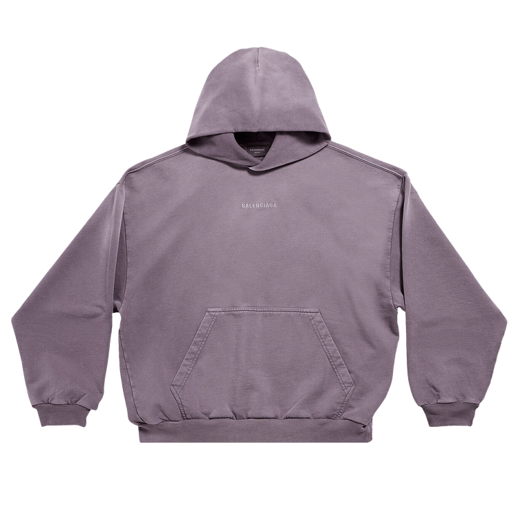 Balenciaga Medium Fit Hoodie "Purple"