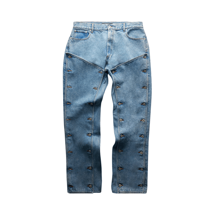 Y/Project Snap Off Jeans "Evergreen/Vintage Blue"