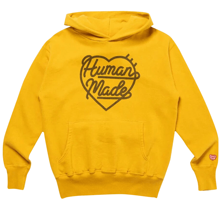 Human Made Heart Tsuriami Hoodie "Yellow"
