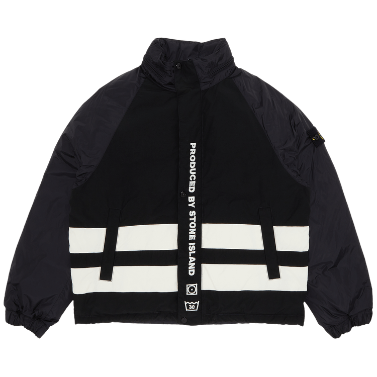 Supreme x Stone Island Reversible Down Puffer Jacket "Black"